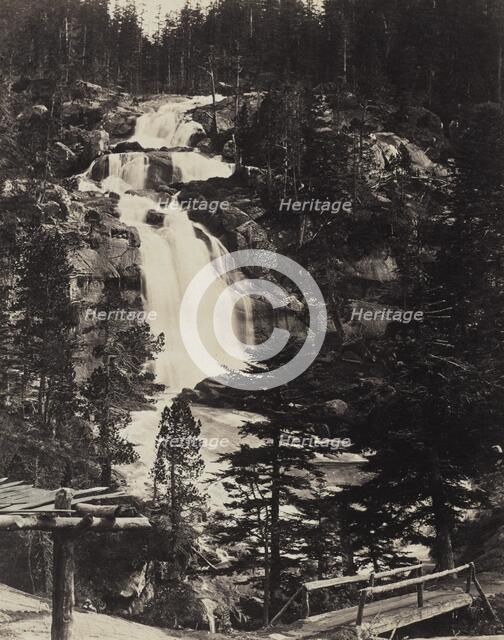 Great Upper Waterfall, High Alps, c. 1862. Creator: Louis-Alphonse Davanne (French, 1824-1912).