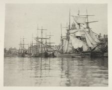 Great Yarmouth Harbour, 1887. Creator: Peter Henry Emerson
