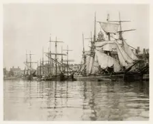 Great Yarmouth Harbour, 1887. Creators: Peter Henry Emerson, Walter L. Colls