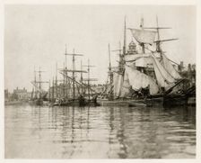 Great Yarmouth Harbour, 1887. Creators: Peter Henry Emerson, Walter L. Colls