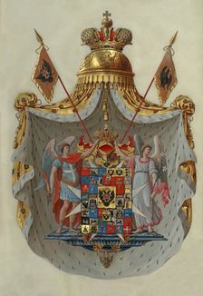 Greater coat of arms of the Russian Empire of Emperor Paul I of Russia, 1800