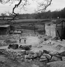 Greatgate Quarry, Croxden, East Staffordshire, Staffordshire, 24/04/1958. Creator: John Laing plc