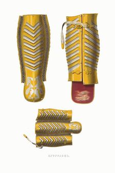 Greaves. From the Antiquities of the Russian State, 1849-1853. Creator: Solntsev, Fyodor Grigoryevich (1801-1892)