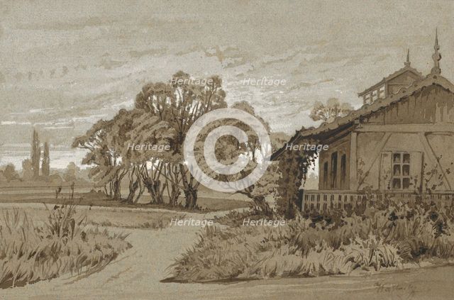 Greb - park in Poprad, 1875-1880. Creator: Eugen Wallachy.