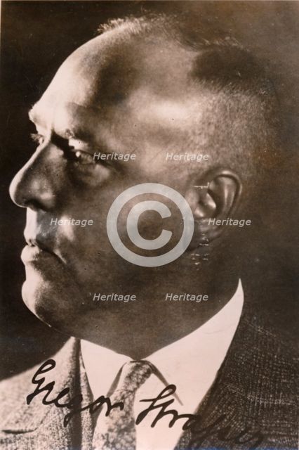 Gregor Strasser, German Nazi politician, c1920s-c1930s. Creator: Unknown.