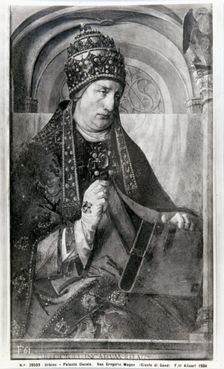 Gregory The Great Saint, secular name Gregorius Anicius (540 - 604), Pope from 590 to 604. Creator: Unknown
