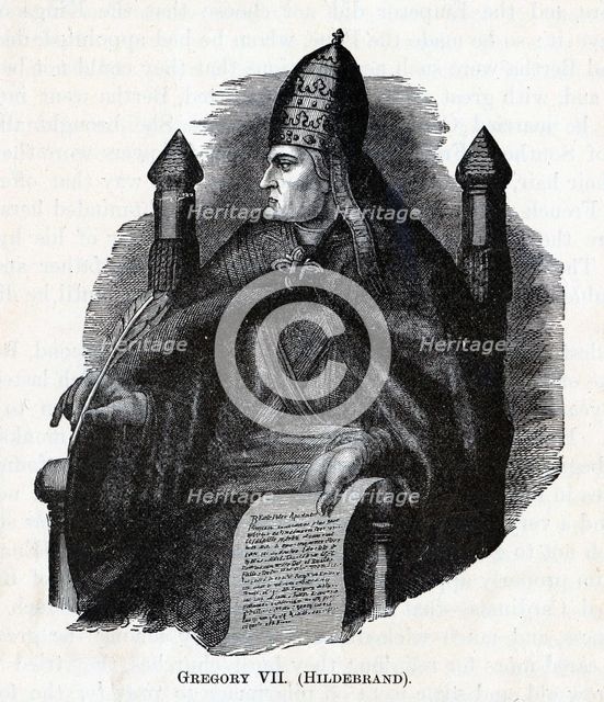Gregory VII (Hildebrand), 1882. Artist: Anonymous  