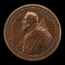 Gregory XIII (Ugo Buoncompagni, 1502-1585), Pope 1572 [obverse], 1582. Creator: Unknown