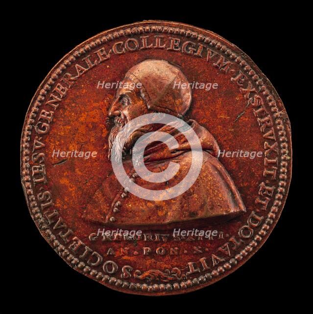 Gregory XIII (Ugo Buoncompagni, 1502-1585), Pope 1572 [obverse], 1582. Creator: Bartolomeo Argenterio.