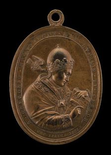 Gregory XVI (Bartolomeo Alberto Cappellari, 1765-1846), Pope 1830 [obverse], 1831. Creator: Giuseppe Cerbara