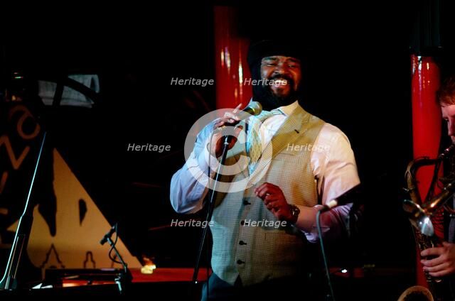 Gregory Porter, Pizza Express, Dean St, London, 2001.   Artist: Brian O'Connor