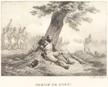 Gredin de Sort!.... Creator: Emile Jean-Horace Vernet