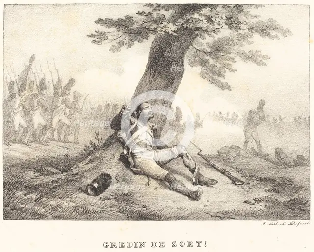 Gredin de Sort!.... Creator: Emile Jean-Horace Vernet.