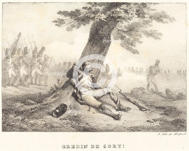 Gredin de Sort!.... Creator: Emile Jean-Horace Vernet.