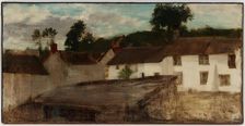 Green and Silver: The Devonshire Cottages, 1883 or 1884. Creator: James Abbott McNeill Whistler