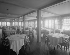 Green Gables Club, the veranda restaurant, Magnolia, Mass., between 1905 and 1915. Creator: Unknown