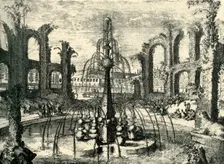 Green fountain and coliseum ..Château D'Enghien, Belgium, late 17th-early 18th century, (1903). Creator: Unknown
