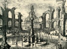 Green fountain and coliseum ..Château D'Enghien, Belgium, late 17th-early 18th century, (1903). Creator: Unknown