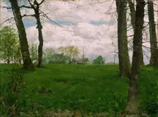 Green Fields, 1881. Creator: Erik Werenskiold