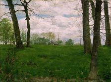 Green Fields, 1881. Creator: Erik Werenskiold