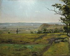 Green Fields near Meissen, 1828. Creator: Johan Christian Dahl