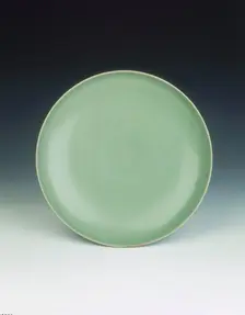 Green Jun stoneware saucer, Northern Song dynasty, China, 11th-early 12th century. Creator: Unknown