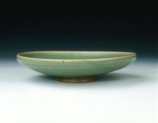 Green Jun saucer, Jin dynasty, China, 1127-1234. Creator: Unknown