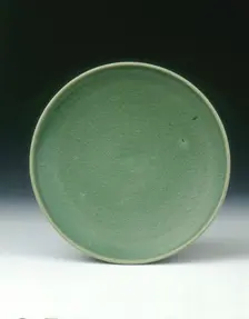 Green Jun saucer, Jin dynasty, China, 1127-1234. Creator: Unknown