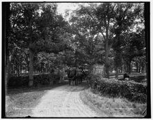 Green Lake, Wis., entrance gate, Pleasant Point, between 1880 and 1899. Creator: Unknown