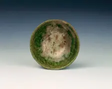 Green lead glazed bowl, Tang dynasty, China, 618-907 AD. Creator: Unknown