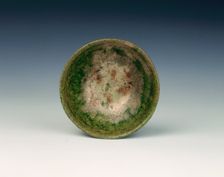 Green lead glazed bowl, Tang dynasty, China, 618-907 AD. Creator: Unknown