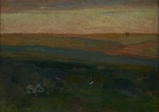 Green Steppe in the Ukraine, 1904. Creator: Jan Stanislawski