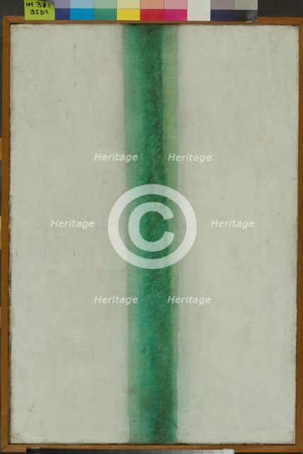 Green Stripe, 1917-1918. Creator: Rozanova, Olga Vladimirovna (1886-1918).