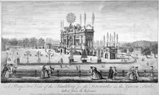 Green Park, Westminster, London, 1749. Artist: P Angier