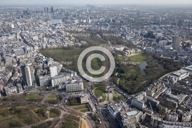Green Park, City of Westminster, London, c2015. Artist: Damian Grady.