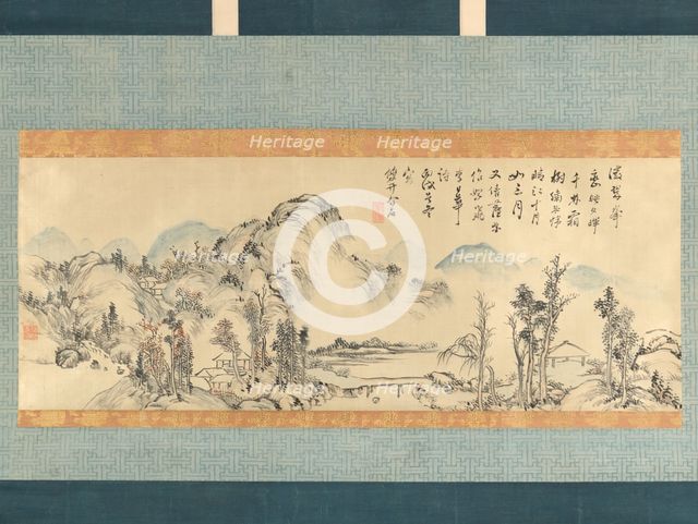 Green Peaks, 1826. Creator: Noro Kaiseki.