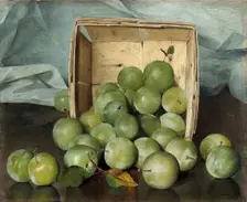 Green Plums, c. 1885. Creator: Joseph Decker