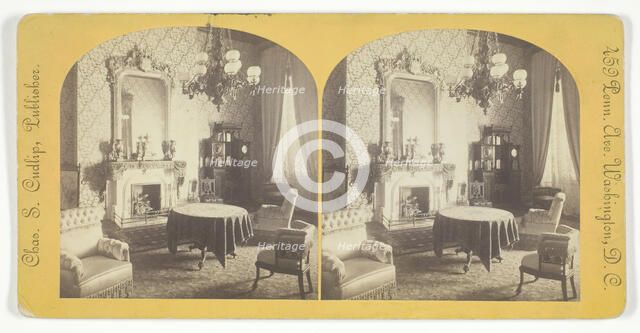 Green Room, White House, late 19th century. Creator: Charles. S. Cudlip.