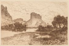 Green River, Wyoming Territory, 1886. Creator: Thomas Moran