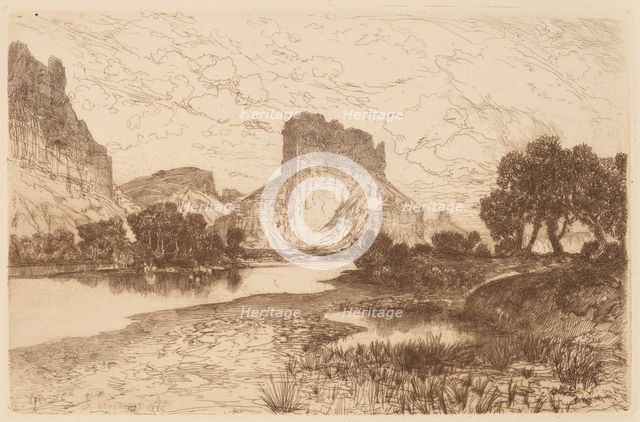 Green River, Wyoming Territory, 1886. Creator: Thomas Moran.