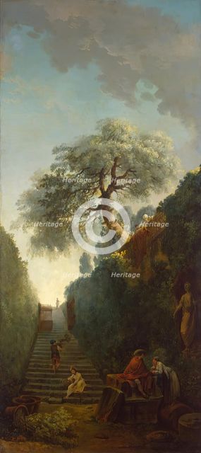 Green Wall, 1790. Creator: Hubert Robert.