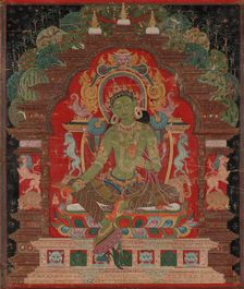 Green Tara, c. 1260s. Creator: Unknown