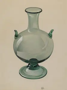 Green Vase, c. 1937. Creator: Edward White