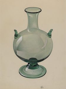 Green Vase, c. 1937. Creator: Edward White