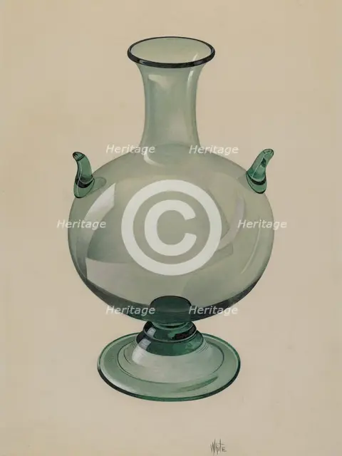 Green Vase, c. 1937. Creator: Edward White.