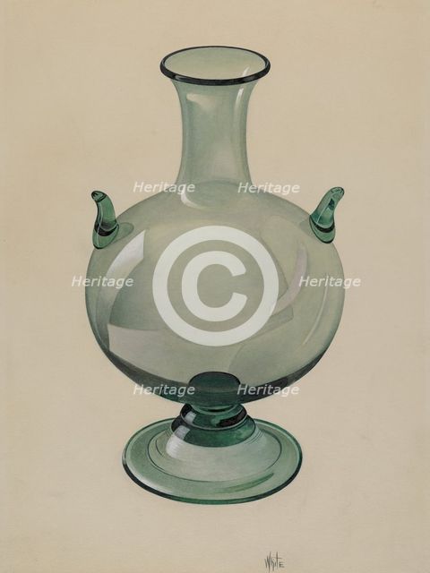 Green Vase, c. 1937. Creator: Edward White.