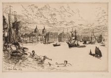 Greenwich, 1879. Creator: Francis Seymour Haden (British, 1818-1910)