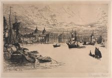 Greenwich. Creator: Francis Seymour Haden (British, 1818-1910)