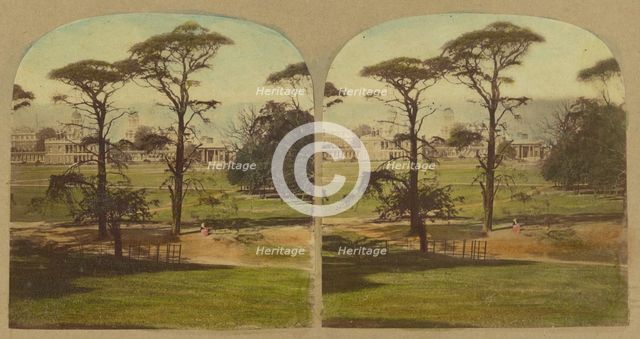 Greenwich Hospital, about 1860. Creator: London Stereoscopic & Photographic Co.