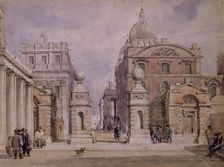 Greenwich Hospital, c1840s. Creator: David Cox the Elder